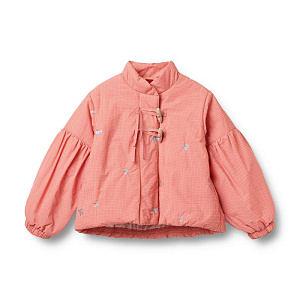 Куртка дутая Wheat "Sola Red Check", красная клетка